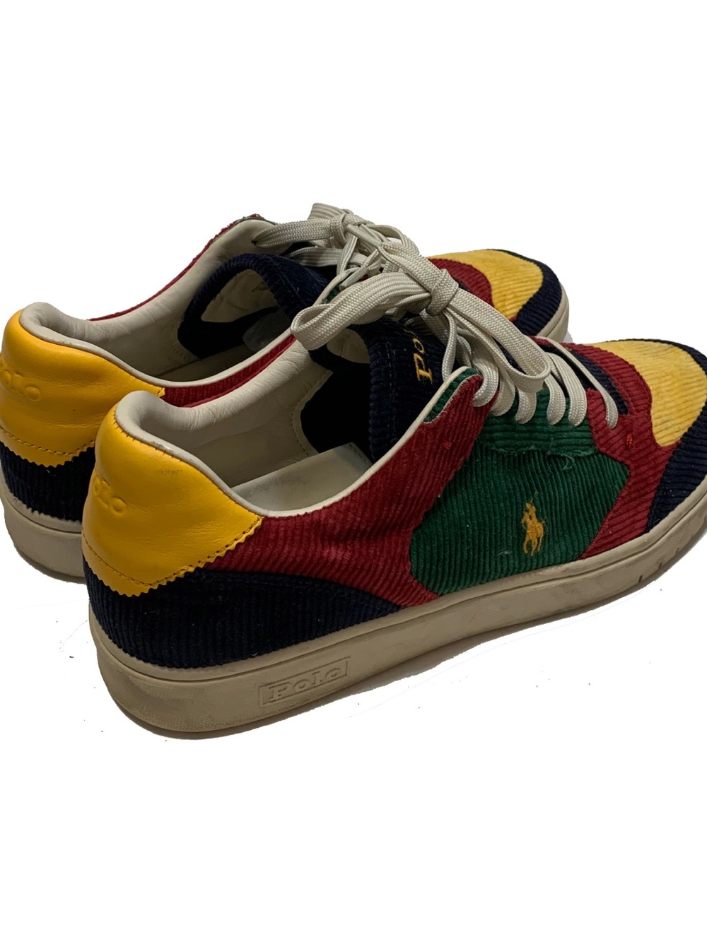 Polo by Ralph Lauren Multicolor Corduroy Low-Top Sneakers